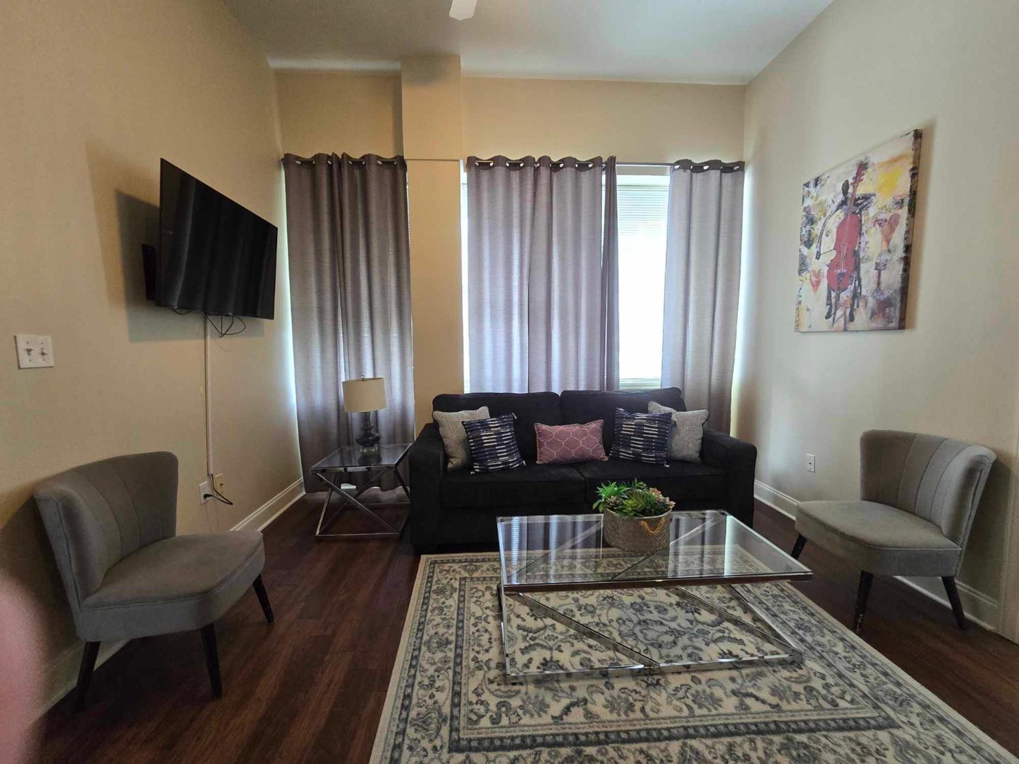 ניו אורלינס Amazing Condos Beautiful View 2 Blocks To French Quarter, Small Rooftop Pool, Gym, Seanger Theater, Super Dome, And Bourbon St חדר תמונה